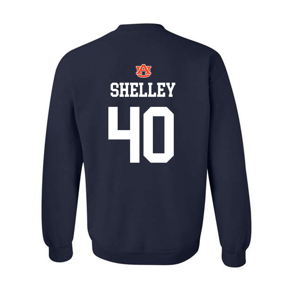 Auburn - NCAA Baseball : Wade Shelley - NCAA® Replica Shersey Crewneck Sweatshirt-1
