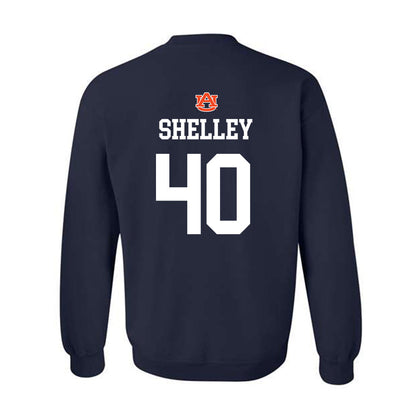 Auburn - NCAA Baseball : Wade Shelley - NCAA® Replica Shersey Crewneck Sweatshirt-1