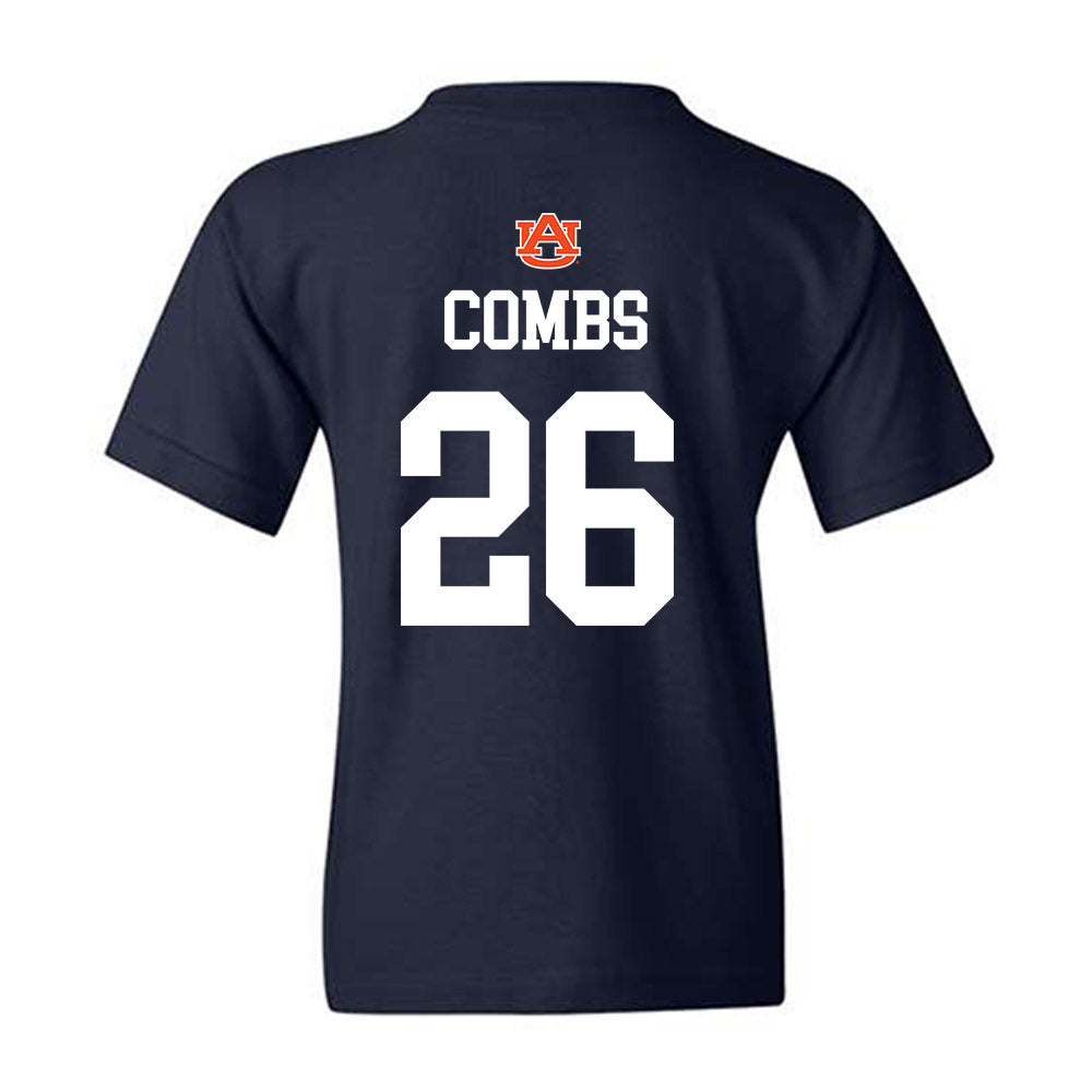 Auburn - NCAA Baseball : Caiden Combs - NCAA® Replica Shersey Youth T-Shirt-1
