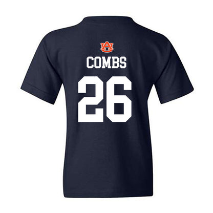 Auburn - NCAA Baseball : Caiden Combs - NCAA® Replica Shersey Youth T-Shirt-1