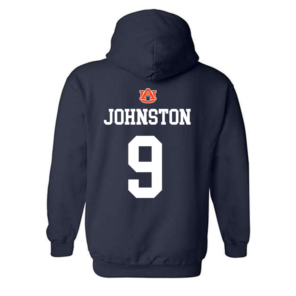 Auburn - NCAA Baseball : Jett Johnston - NCAA® Replica Shersey Hooded Sweatshirt-1