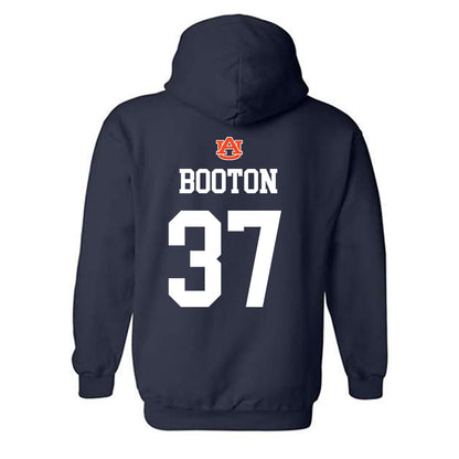 Auburn - NCAA Baseball : Trevor Booton - NCAA® Replica Shersey Hooded Sweatshirt-1