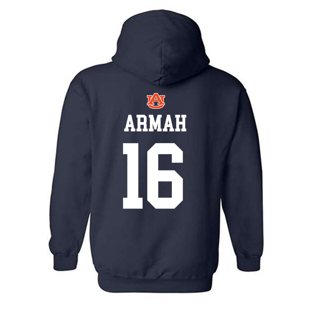 Auburn - NCAA Baseball : Clayton Armah - NCAA® Replica Shersey Hooded Sweatshirt-1