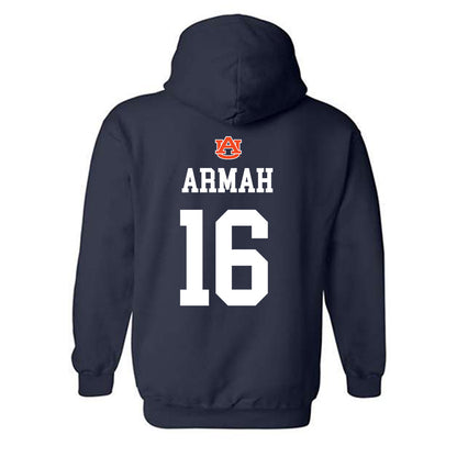 Auburn - NCAA Baseball : Clayton Armah - NCAA® Replica Shersey Hooded Sweatshirt-1