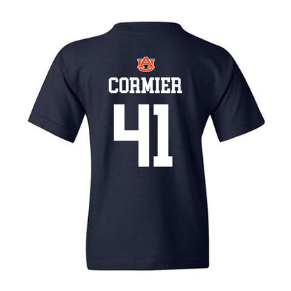 Auburn - NCAA Baseball : LJ Cormier - NCAA® Replica Shersey Youth T-Shirt-1