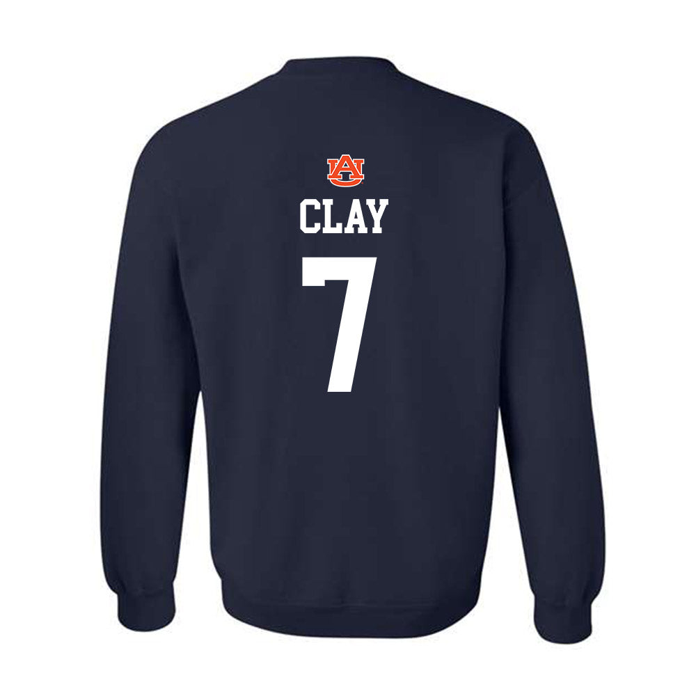 Auburn - NCAA Baseball : Todd Clay - NCAA® Replica Shersey Crewneck Sweatshirt-1