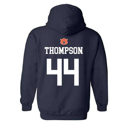 Auburn - NCAA Baseball : Ty Thompson - NCAA® Replica Shersey Hooded Sweatshirt-1