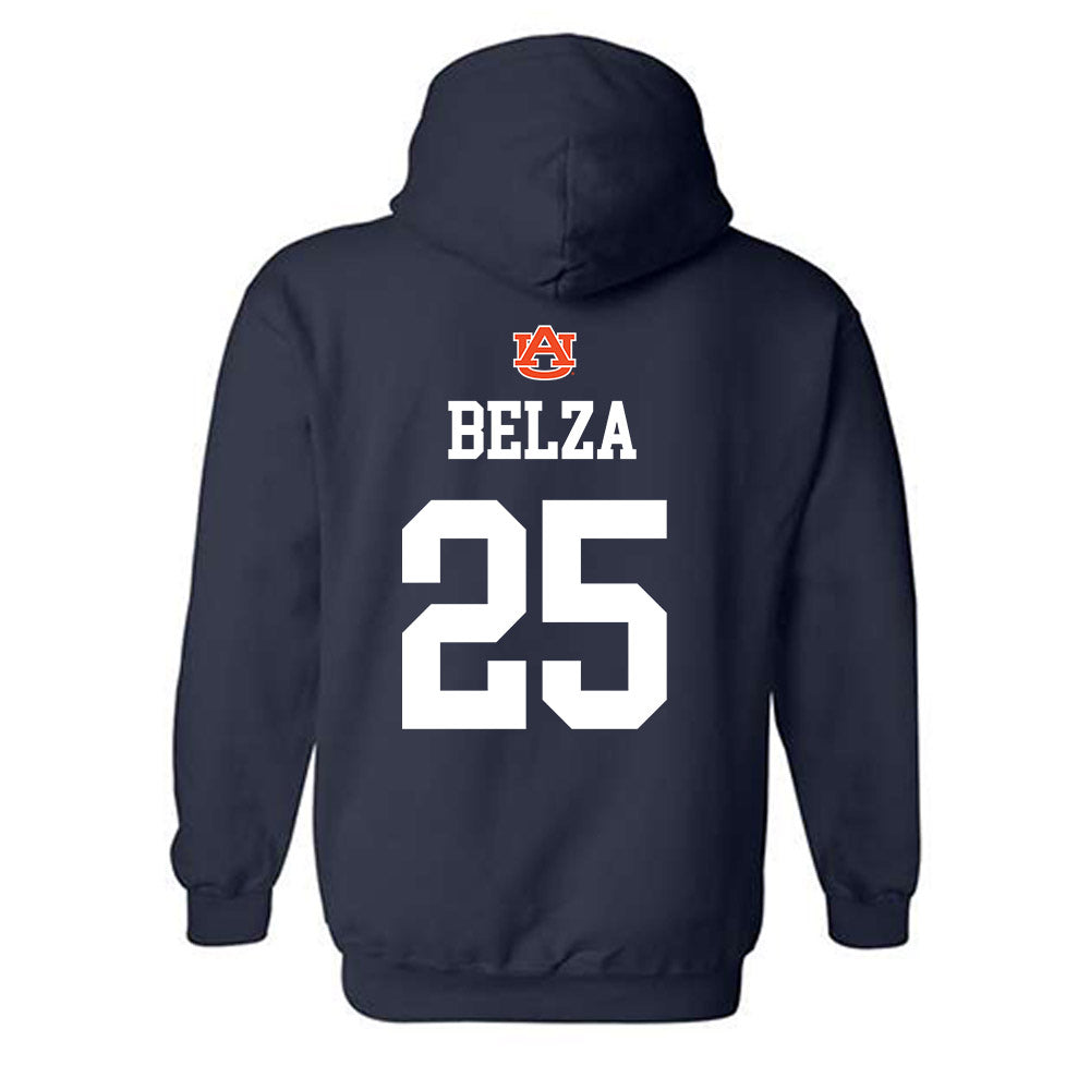 Auburn - NCAA Baseball : Taylor Belza - NCAA® Replica Shersey Hooded Sweatshirt-1