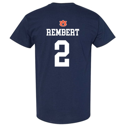 Auburn - NCAA Baseball : Chris Rembert - NCAA® Replica Shersey T-Shirt-1