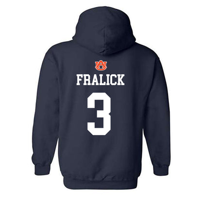 Auburn - NCAA Baseball : Chase Fralick - NCAA® Replica Shersey Hooded Sweatshirt-1