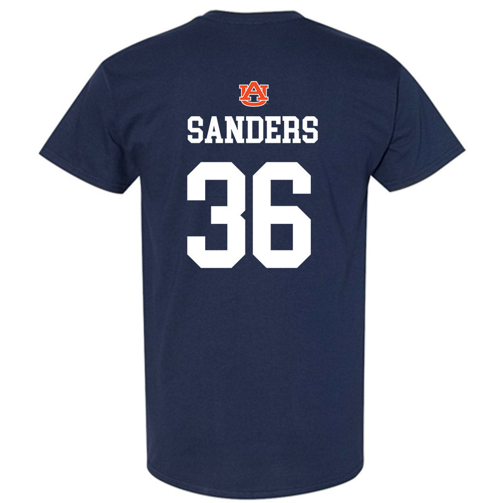 Auburn - NCAA Baseball : Jackson Sanders - NCAA® Replica Shersey T-Shirt-1