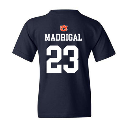 Auburn - NCAA Baseball : Eddie Madrigal - NCAA® Replica Shersey Youth T-Shirt-1