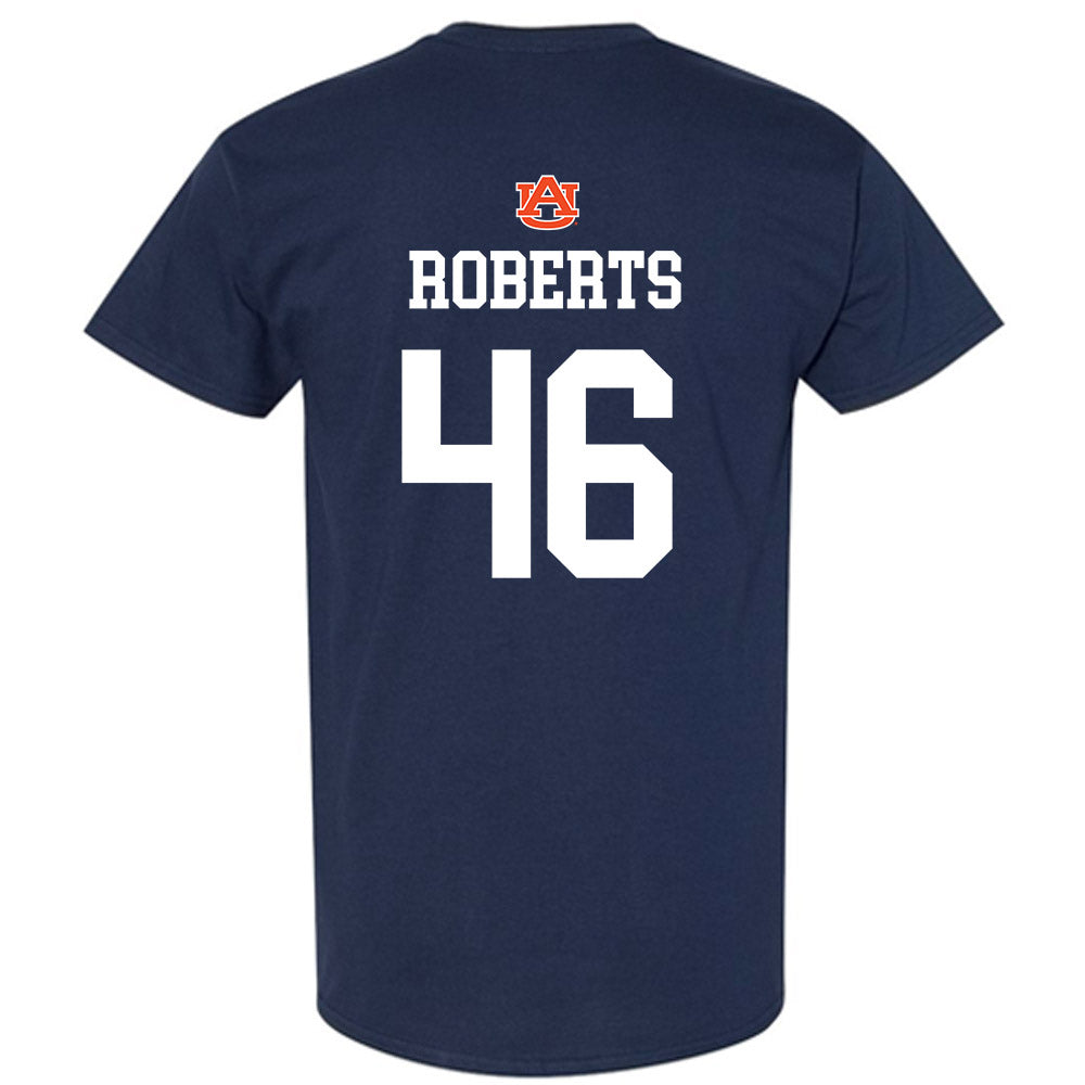 Auburn - NCAA Baseball : Saxon Roberts - NCAA® Replica Shersey T-Shirt-1