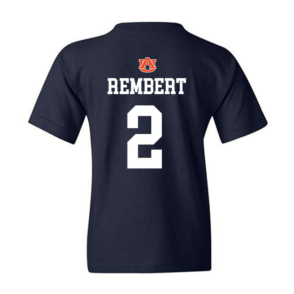 Auburn - NCAA Baseball : Chris Rembert - NCAA® Replica Shersey Youth T-Shirt-1