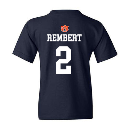 Auburn - NCAA Baseball : Chris Rembert - NCAA® Replica Shersey Youth T-Shirt-1