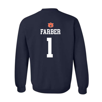 Auburn - NCAA Baseball : Ryne Farber - NCAA® Replica Shersey Crewneck Sweatshirt-1