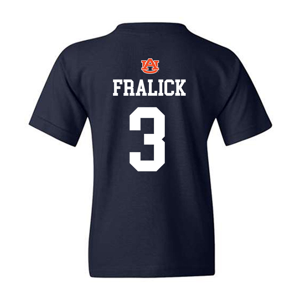 Auburn - NCAA Baseball : Chase Fralick - NCAA® Replica Shersey Youth T-Shirt-1