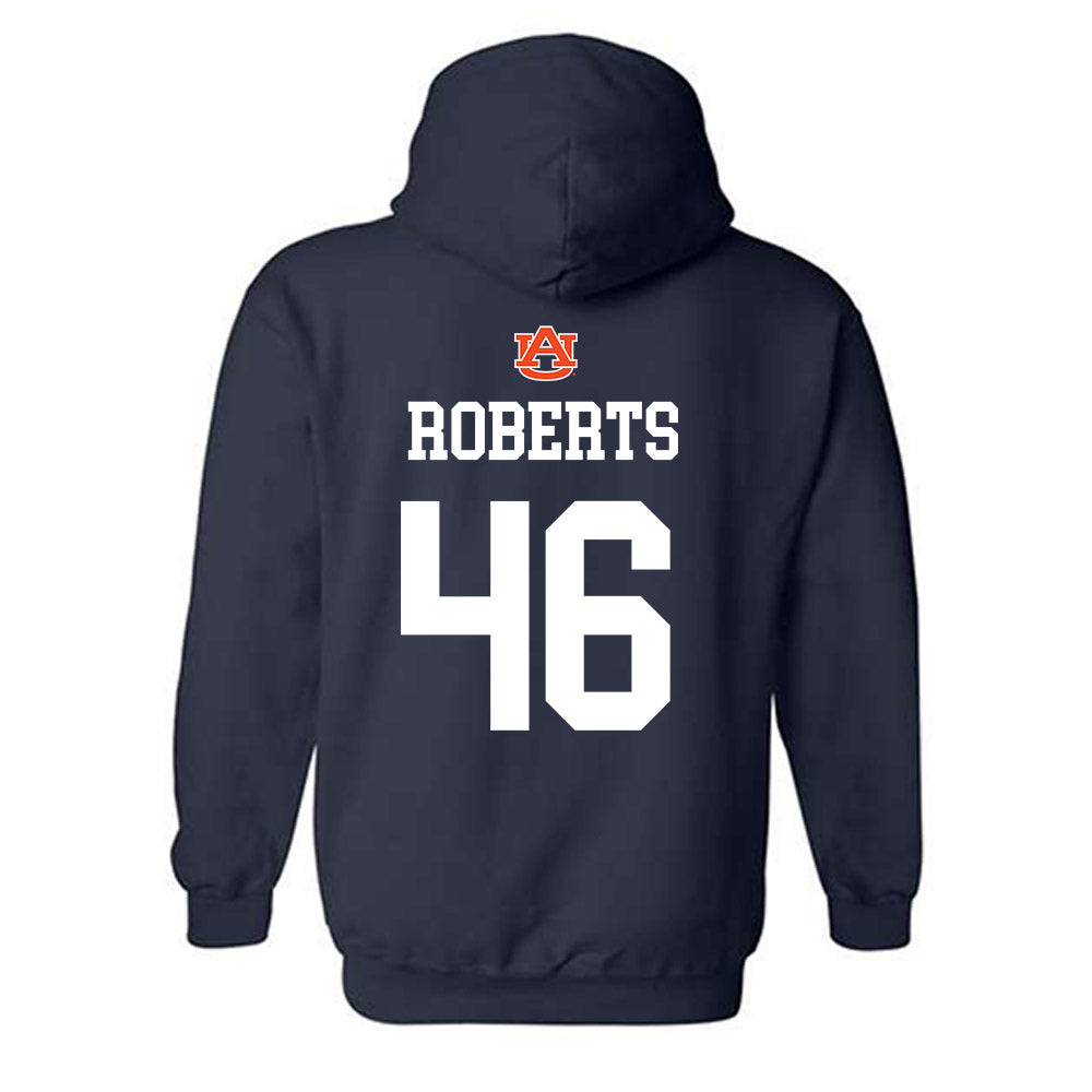 Auburn - NCAA Baseball : Saxon Roberts - NCAA® Replica Shersey Hooded Sweatshirt-1