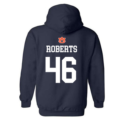Auburn - NCAA Baseball : Saxon Roberts - NCAA® Replica Shersey Hooded Sweatshirt-1