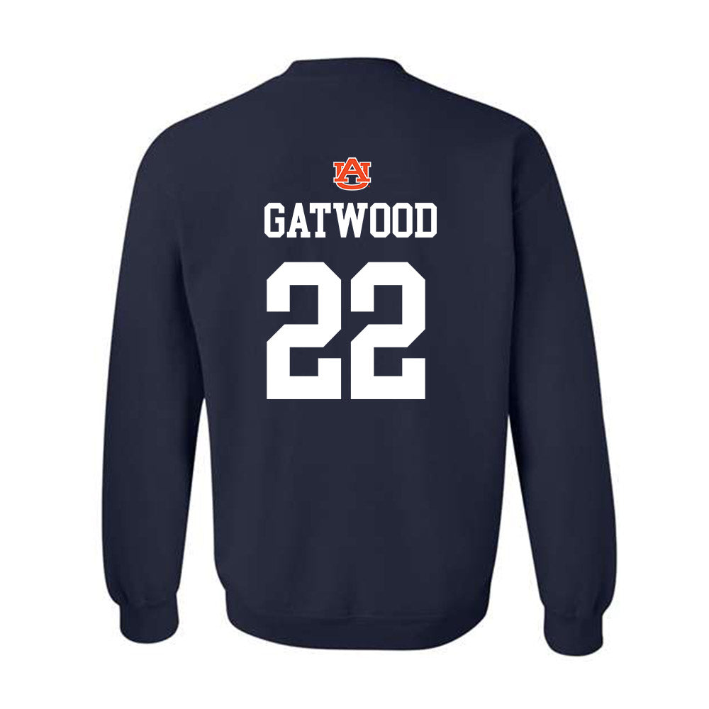Auburn - NCAA Baseball : Connor Gatwood - NCAA® Replica Shersey Crewneck Sweatshirt-1