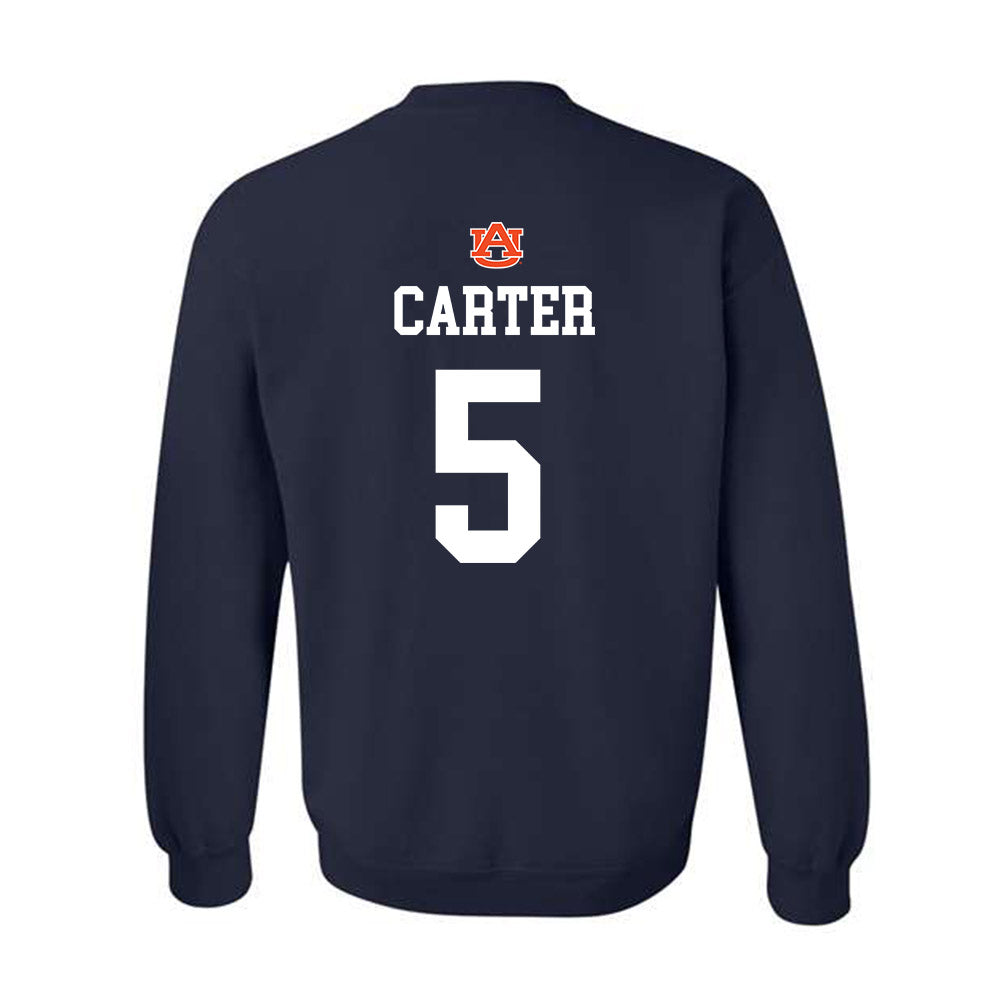 Auburn - NCAA Baseball : Bristol Carter - NCAA® Replica Shersey Crewneck Sweatshirt-1