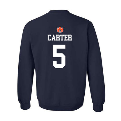 Auburn - NCAA Baseball : Bristol Carter - NCAA® Replica Shersey Crewneck Sweatshirt-1