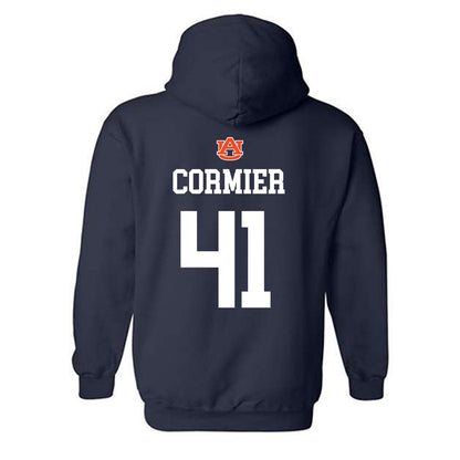 Auburn - NCAA Baseball : LJ Cormier - NCAA® Replica Shersey Hooded Sweatshirt-1