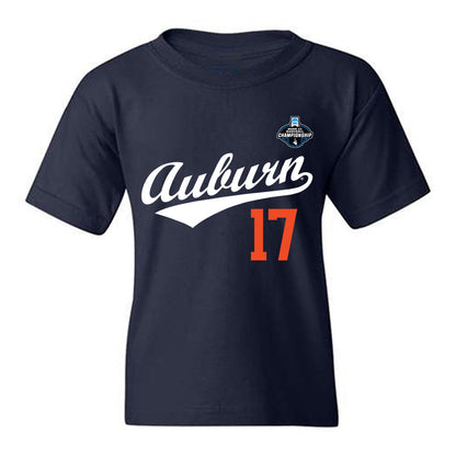 Auburn - NCAA Baseball : Mason McCraine - NCAA® Replica Shersey Youth T-Shirt-0