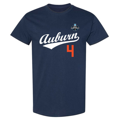 Auburn - NCAA Baseball : Jake Marciano - NCAA® Replica Shersey T-Shirt-0