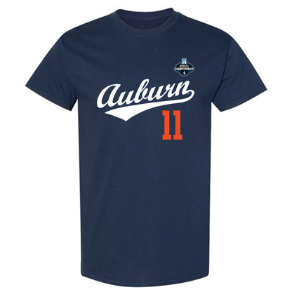 Auburn - NCAA Baseball : Brandon McCraine - NCAA® Replica Shersey T-Shirt-0