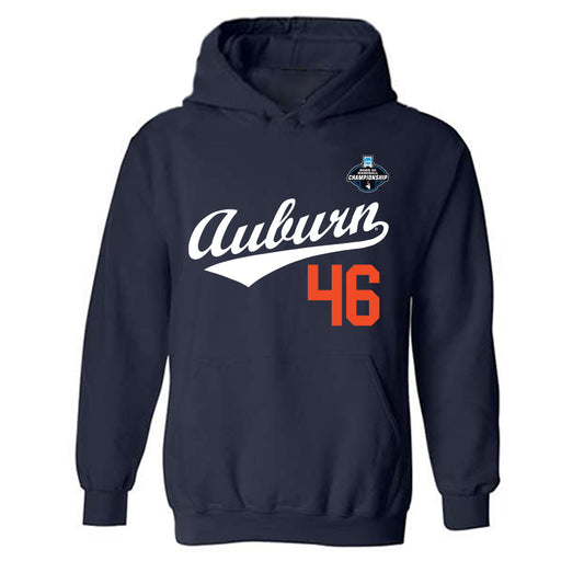 Auburn - NCAA Baseball : Saxon Roberts - NCAA® Replica Shersey Hooded Sweatshirt-0