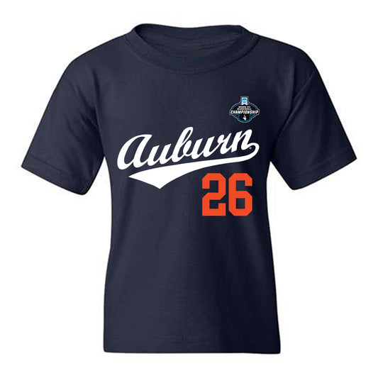 Auburn - NCAA Baseball : Caiden Combs - NCAA® Replica Shersey Youth T-Shirt-0