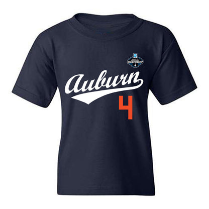 Auburn - NCAA Baseball : Jake Marciano - NCAA® Replica Shersey Youth T-Shirt-0