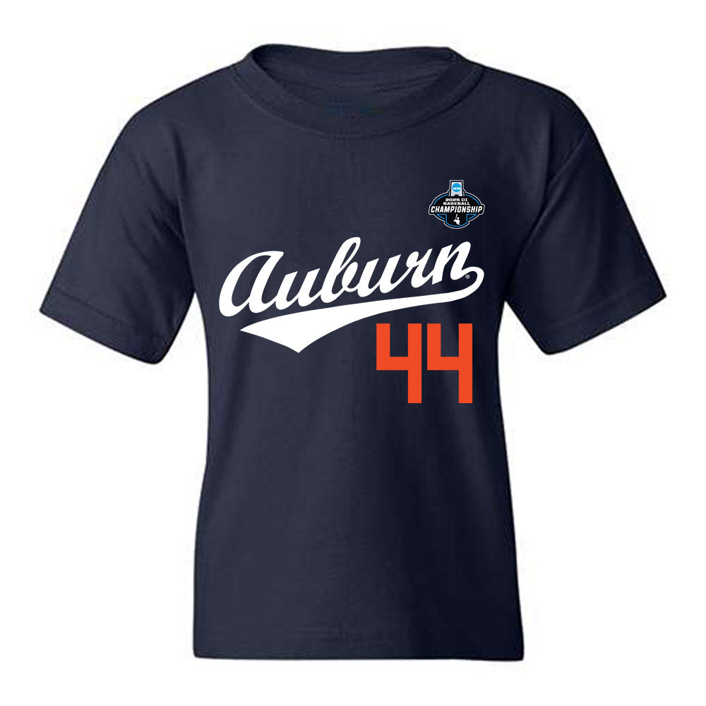 Auburn - NCAA Baseball : Ty Thompson - NCAA® Replica Shersey Youth T-Shirt-0