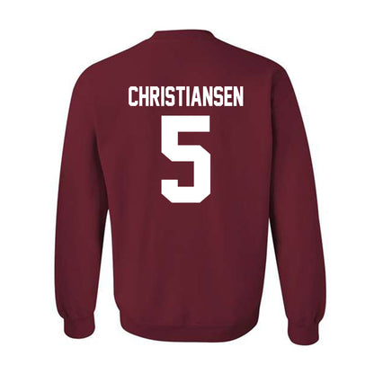 Alabama - NCAA Baseball : Sam Christiansen - NCAA® Replica Shersey Crewneck Sweatshirt-1