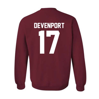 Alabama - NCAA Baseball : Logen Devenport - NCAA® Replica Shersey Crewneck Sweatshirt-1