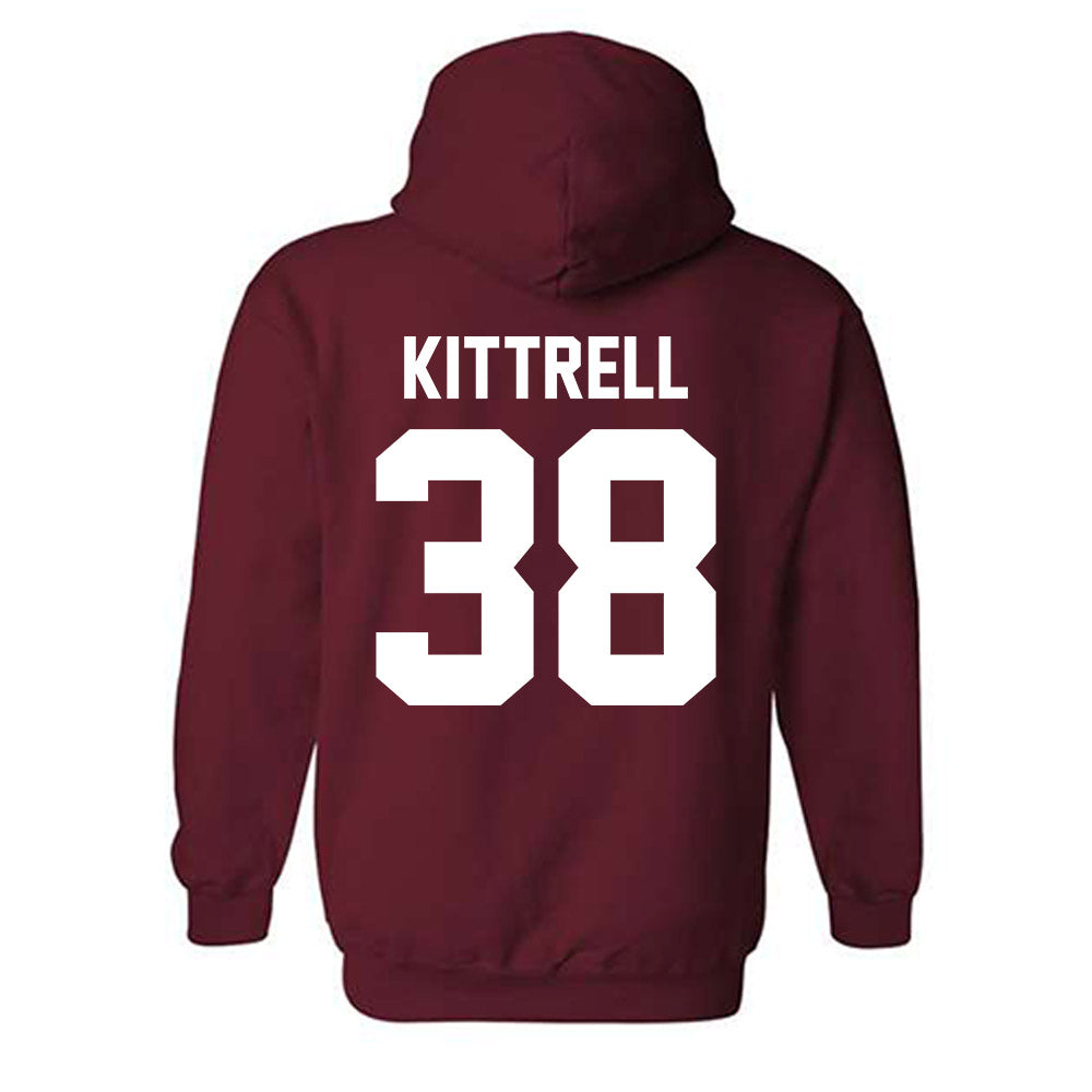 Alabama - NCAA Baseball : Zach Kittrell - NCAA® Replica Shersey Hooded Sweatshirt-1