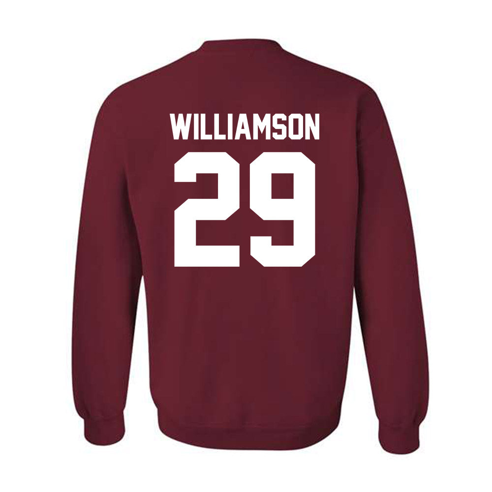 Alabama - NCAA Baseball : Jojo Williamson - NCAA® Replica Shersey Crewneck Sweatshirt-1