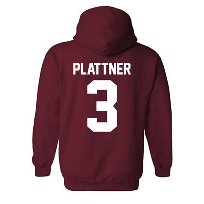 Alabama - NCAA Baseball : Will Plattner - NCAA® Replica Shersey Hooded Sweatshirt-1