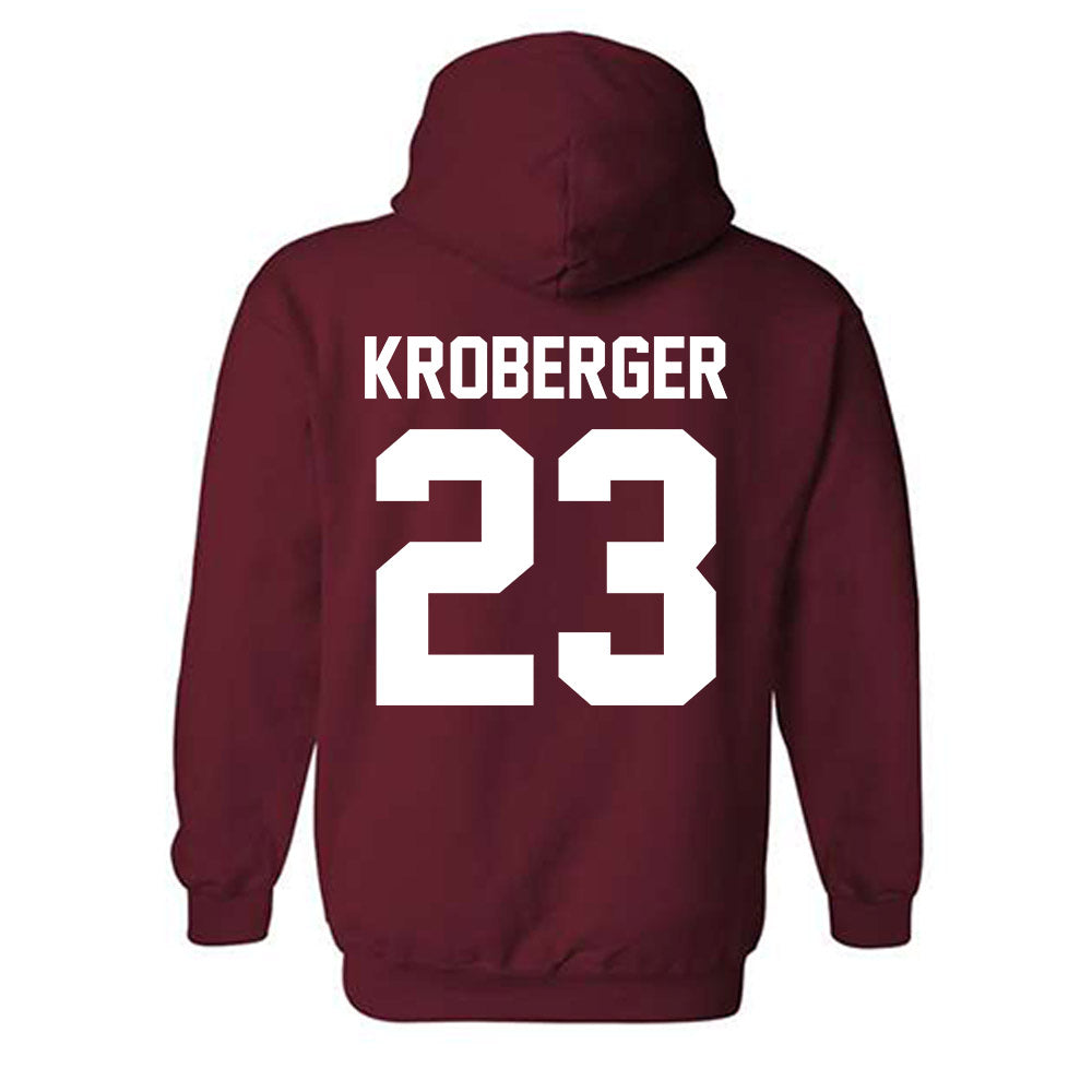 Alabama - NCAA Baseball : Chase Kroberger - NCAA® Replica Shersey Hooded Sweatshirt-1