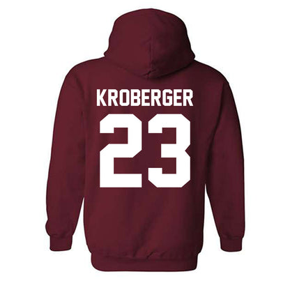 Alabama - NCAA Baseball : Chase Kroberger - NCAA® Replica Shersey Hooded Sweatshirt-1