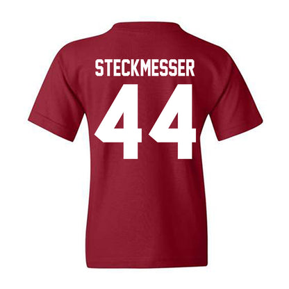 Alabama - NCAA Baseball : Evan Steckmesser - NCAA® Replica Shersey Youth T-Shirt-1