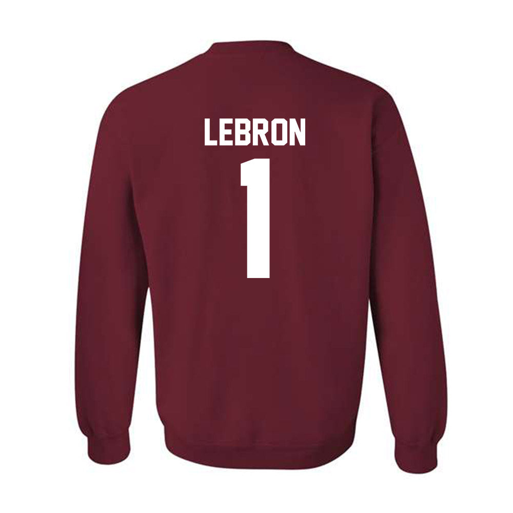 Alabama - NCAA Baseball : Justin Lebron - NCAA® Replica Shersey Crewneck Sweatshirt-1