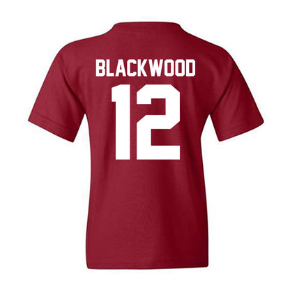 Alabama - NCAA Baseball : JT Blackwood - NCAA® Replica Shersey Youth T-Shirt-1