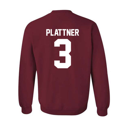 Alabama - NCAA Baseball : Will Plattner - NCAA® Replica Shersey Crewneck Sweatshirt-1