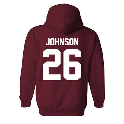 Alabama - NCAA Baseball : Zack Johnson - NCAA® Replica Shersey Hooded Sweatshirt-1