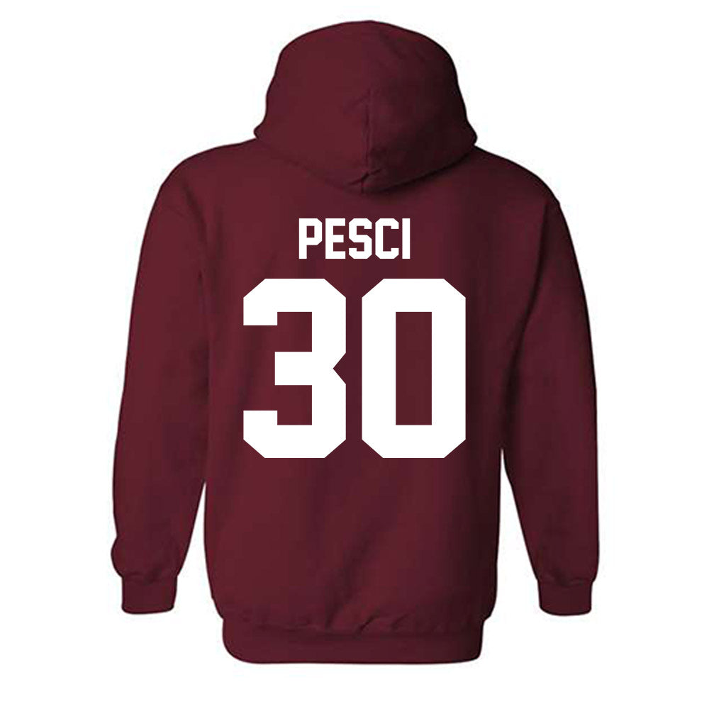 Alabama - NCAA Baseball : Anthony Pesci - NCAA® Replica Shersey Hooded Sweatshirt-1