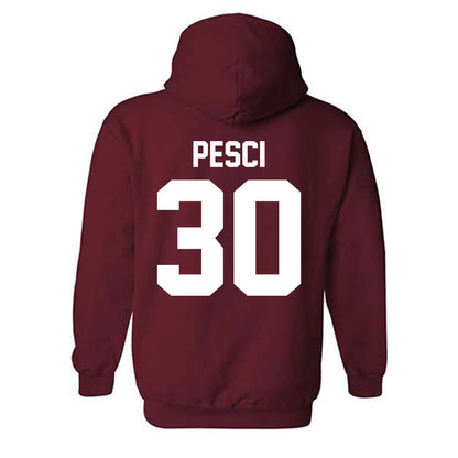Alabama - NCAA Baseball : Anthony Pesci - NCAA® Replica Shersey Hooded Sweatshirt-1
