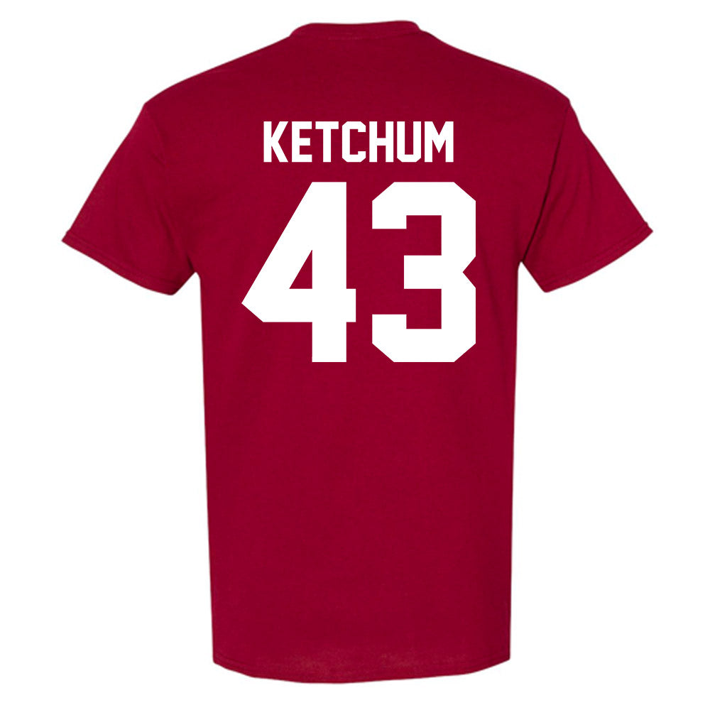 Alabama - NCAA Baseball : Jack Ketchum - NCAA® Replica Shersey T-Shirt-1
