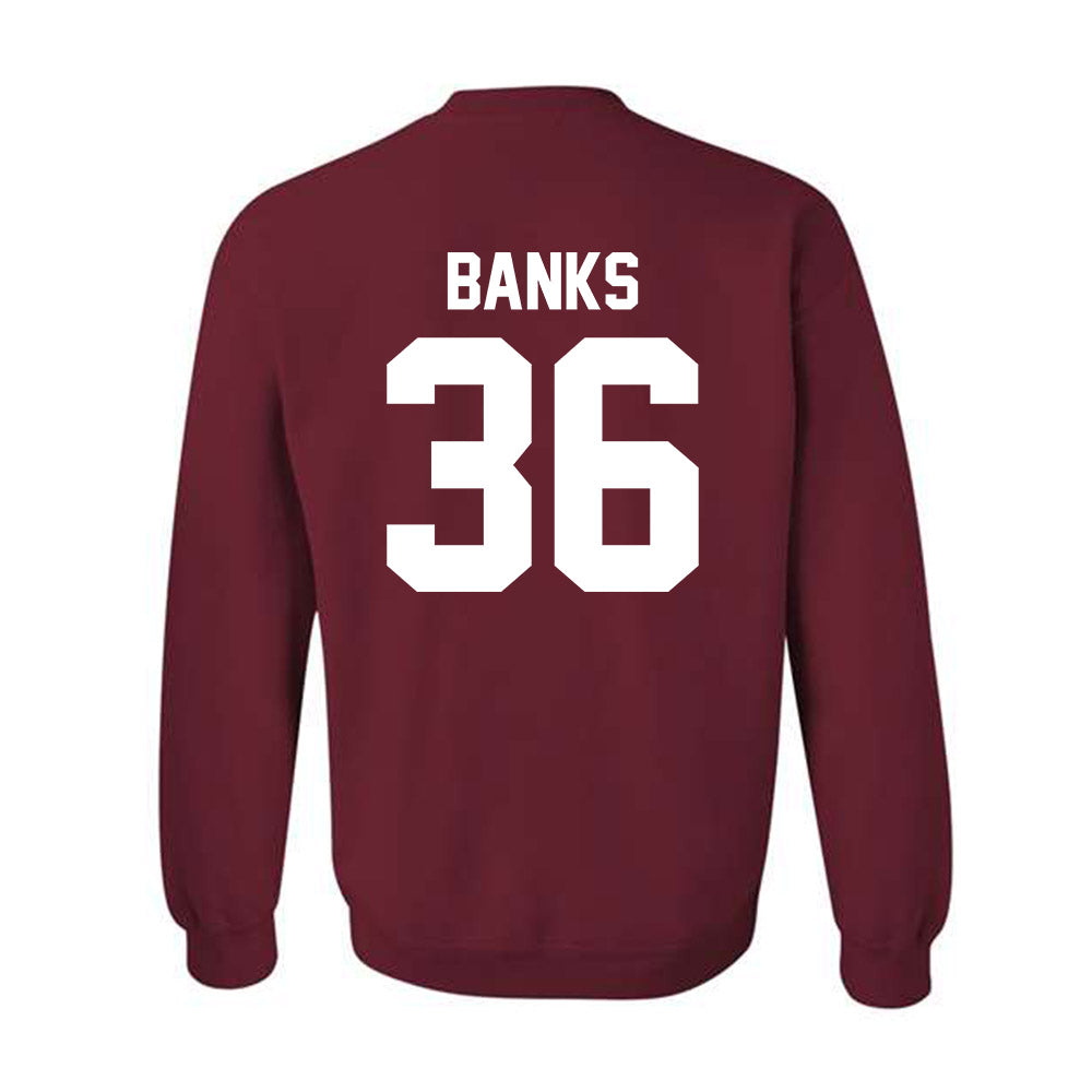 Alabama - NCAA Baseball : Hagan Banks - NCAA® Replica Shersey Crewneck Sweatshirt-1
